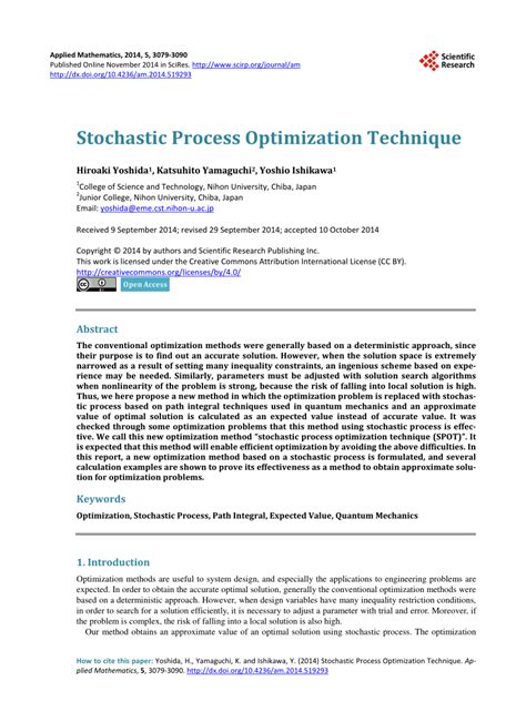 Image result for Stochastic Optimization Tutorial