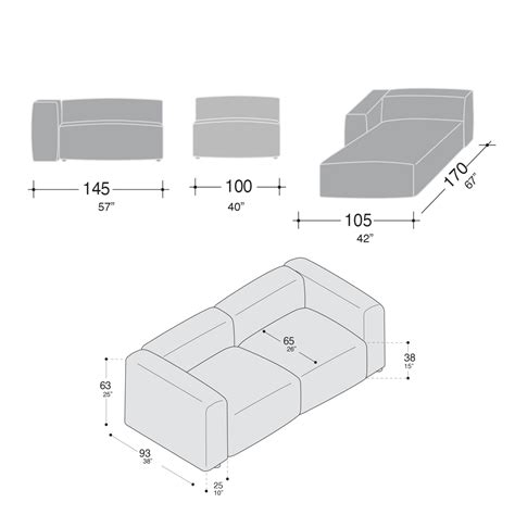 Sofa with peninsula in expanded polyurethane