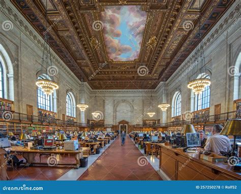 Rose Main Reading Room at New York Public Library Editorial Stock Photo ...