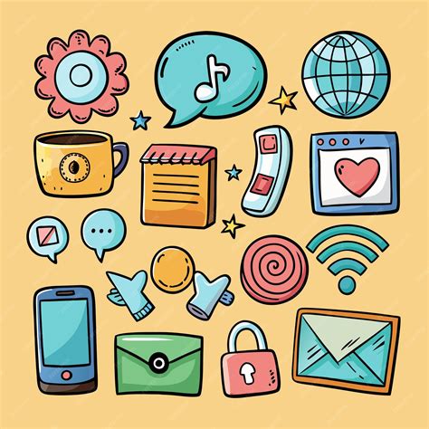 Social Networking Icons Vector 的图像结果