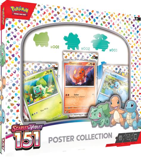 Pokemon TCG - Scarlet & Violet 3.5 Pokemon 151 Poster Collection stock ...