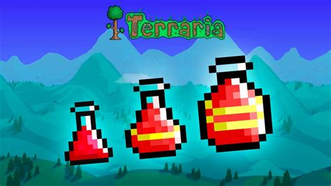 Terraria - Heiltränke herstellen (Healing Potion) - YouTube