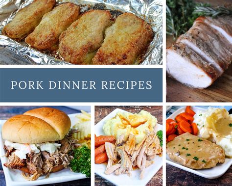 Pork Dinner Recipes - Just A Pinch