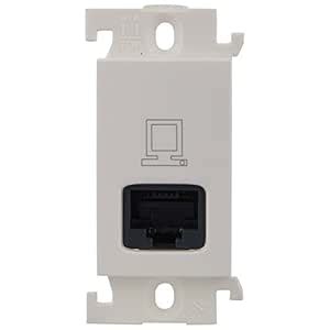 Legrand Polycarbonate Mylinc RJ 45 Com Cat 5E Socket 675547 (White ...