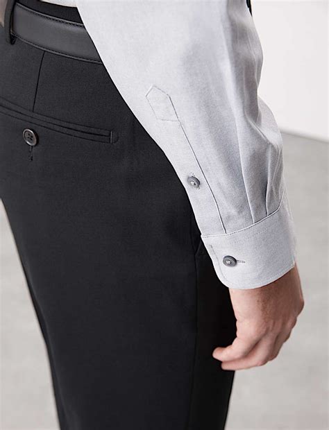 Buy Regular Fit Cotton Stretch 360 Flex™ Shirt at Marks & Spencer