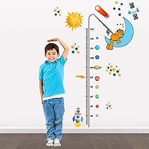 Buy StickMe 'Space Theme Kids Size Measuring Chart Baby - Learning ...