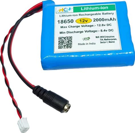 HKN 12v 2000mAh with BMS Lithium Solar Battery - Price History