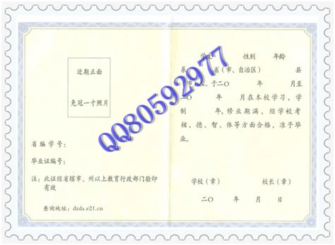 湖北省高中毕业证样本图_高中家园网