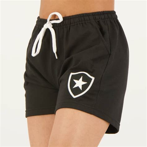 Botafogo Women Black Shorts - FutFanatics