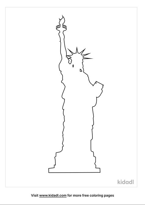 Statue Of Liberty Outline