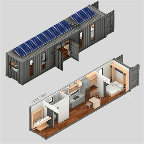 40' Shipping Container Home Plans