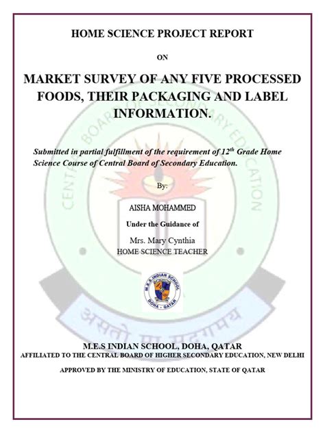 Home Science Project Class 12 的图像结果