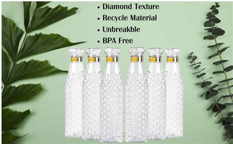Cilveec Water Bottle 1 litre, 3 Pcs, Water Bottle for Fridge 1 ltr ...