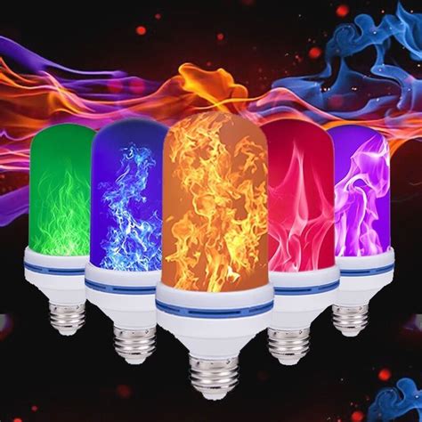 Free 2-day shipping. Buy NK LED Flame Effect Fire Light Bulbs 4 Modes ...