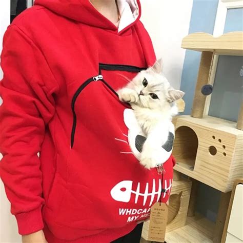DogMEGA Cat Pouch Hoodie | Sweatshirt Cat Pouch Hoodie – DogMega.Com