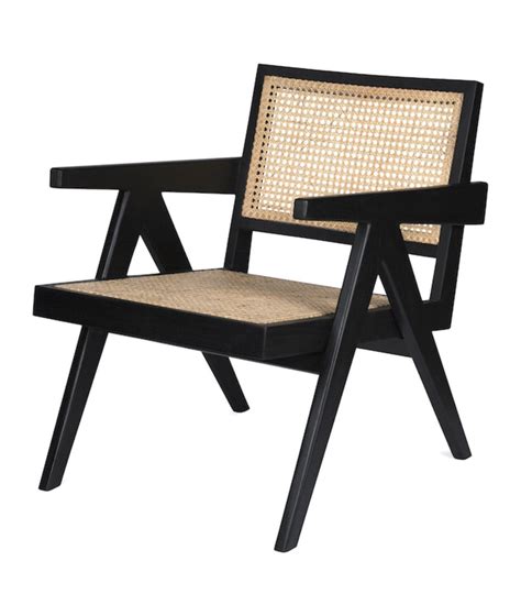 Accent Chair - Handcrafted Sheesham Wood with Rattan Work – Lakkadhaara