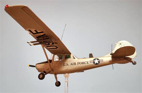 L19/O1 Bird Dog USAF Light Communications Plane -- Plastic Model Airplane Kit -- 1/48 Scale ...