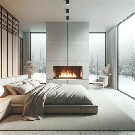 10 Modern Bedroom Fireplace Ideas (2024) in 2024 | Modern bedroom ...