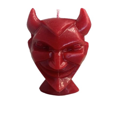 Devil Face Pillar Candle Silicone Mould – Formulator's Inc