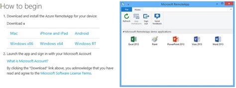 Image result for Azure RemoteApp Interface