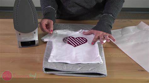 How To Apply Heat Transfer Vinyl with an Iron - Expressions Vinyl