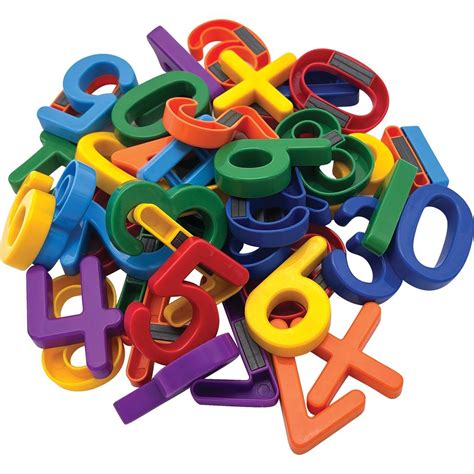Magnetic Numbers And Symbols By Teacher Created Resources