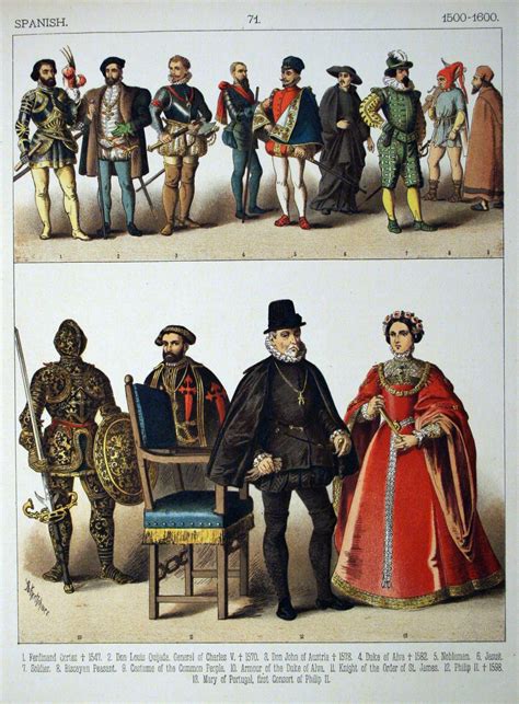 1500-1600 Spanish - 071 - Costumes of all nations by Kendall Redburn ...