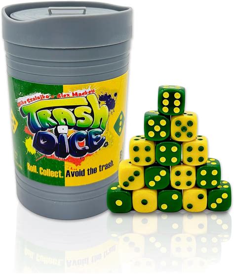 Amazon.com: Big Discoveries Trash Dice - Fast-Paced Family Dice Game ...