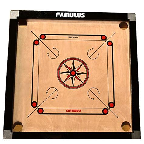 Buy Famulus Carrom Board 30 Inch Full Size with Coins and Striker ...