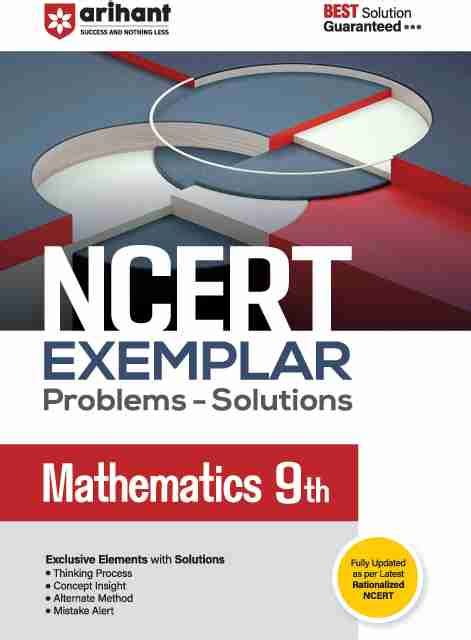 Arihant NCERT Exemplar Mathematics 9th Problems & Solutions with ...