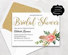 Free Printable Wedding Shower Invites by Bridal Shower Template Printable Bridal Shower Invitation Free Printable Wedding Shower Invites