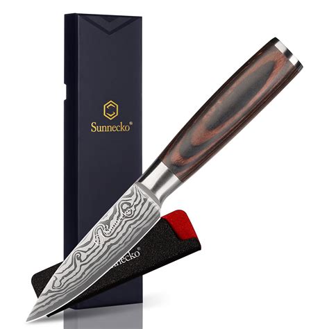 Snapklik.com : Sunnecko Small Kitchen Knife 3.5 Inch Paring Knife High ...