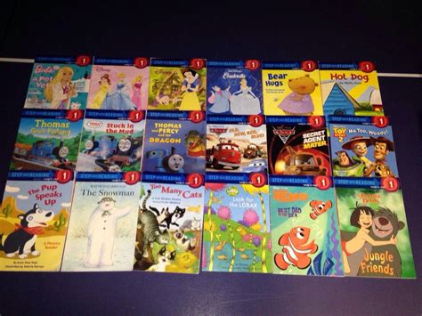 Lot of 50 Step into Reading books Level 1 2 3 4 Readers~Disney Princess ...