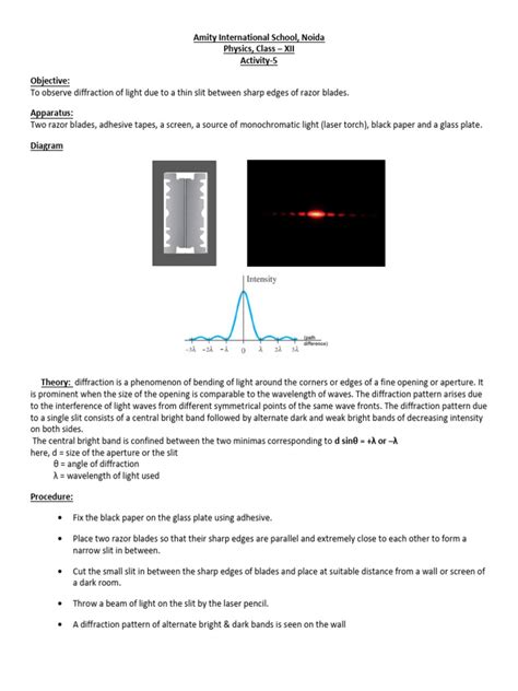Image result for Diffraction of Light Grade 5