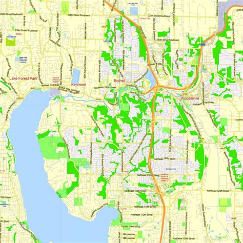 Seattle On US Map 的图像结果