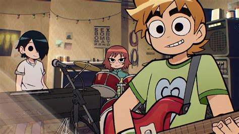 Download Scott Pilgrim Band Rehearsal Wallpaper | Wallpapers.com