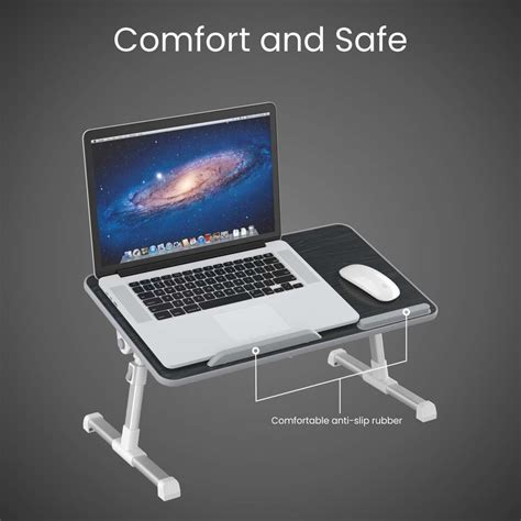 Portronics My buddy Plus Adjustable with Cooling Fan Wood Portable ...