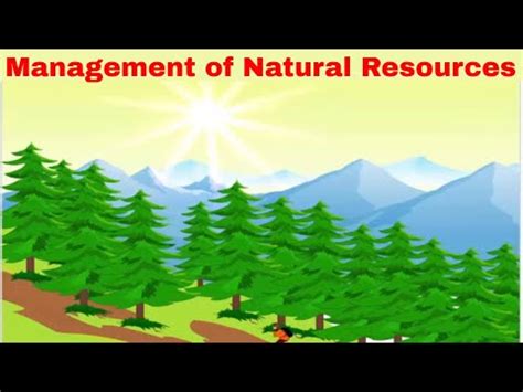 Management of Natural Resources Video Lecture - NCERT Video Summary ...