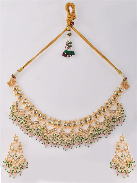 Kundan Radiant Charmer Necklace set – DASTOOR