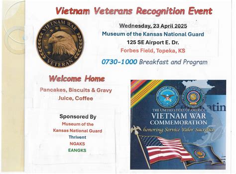 Vietnam Veterans Recognition Event, Museum of the Kansas National Guard ...