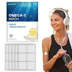 Boxania® OMEGA 3 Topical Patches - 100% Natural Patch for Women and Men ...