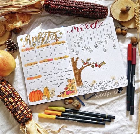 Image result for Fall Drawings Bullet Journal