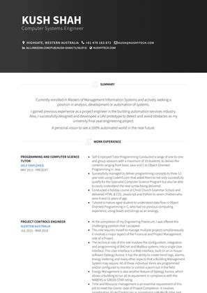 Image result for Computer Tutor Resume