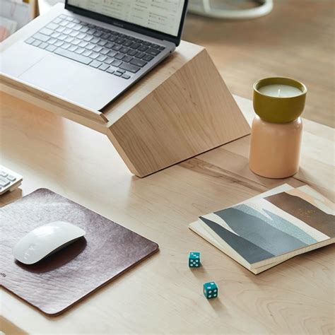 Pinewood Ergonomic Work Desk Balance Board Laptop Stand | A Good Life