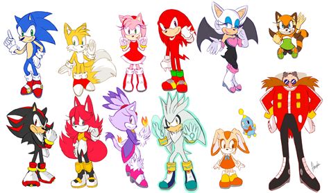 All Sonic Characters Deviantart