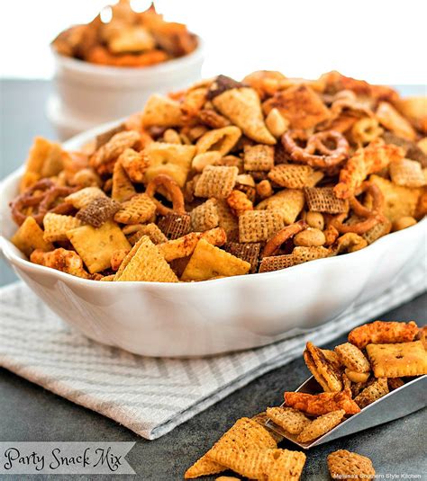 Party Snack Mix - melissassouthernstylekitchen.com