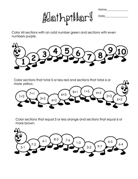 Basic Free Math Worksheets for Teachers | Learning Printable Basic Free ...