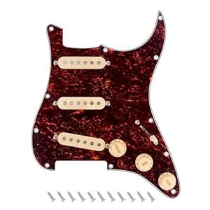 Banworks 4Ply Loaded SSS Pickguard Vintage F '60s Tones Prewired Strat ...