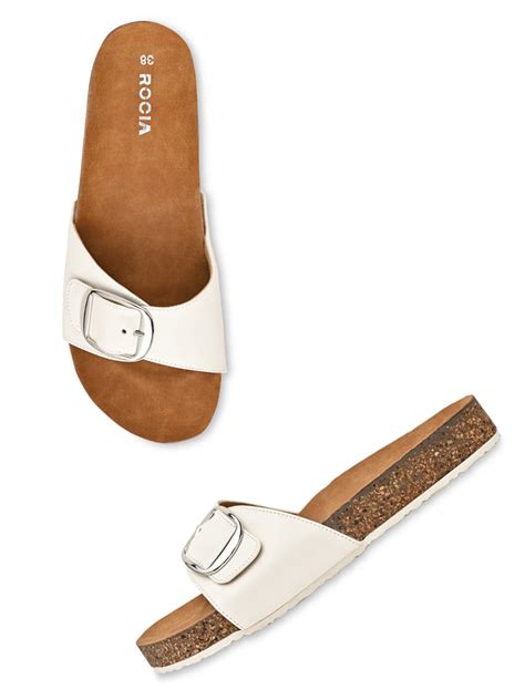 Shop Rocia By Regal White Women Casual Flat Sliders Online