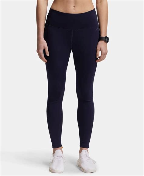 Buy Microfiber Elastane Performance 7/8th Leggings with Broadwaistband ...